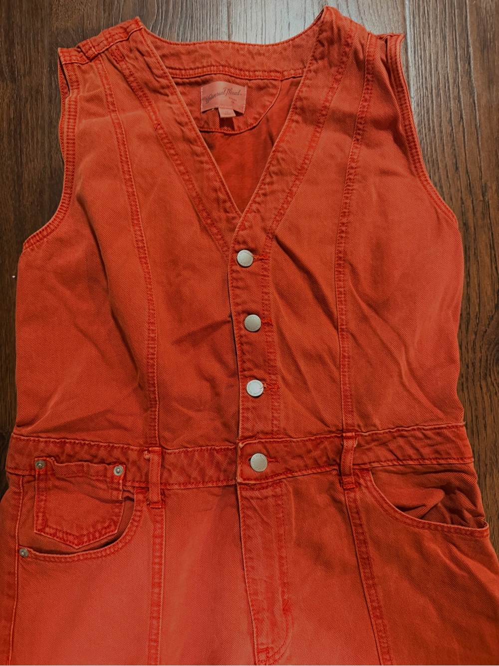 Universal Thread Women’s Jumpsuit/Romper/ Overalls One Piece Rust Red Orange 12